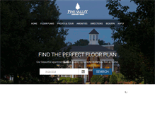 Tablet Screenshot of pinevalleyapts.com
